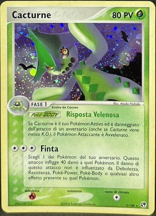 Cacturne 002 — EX Tempesta di Sabbia (Italian Pokémon TCG card)