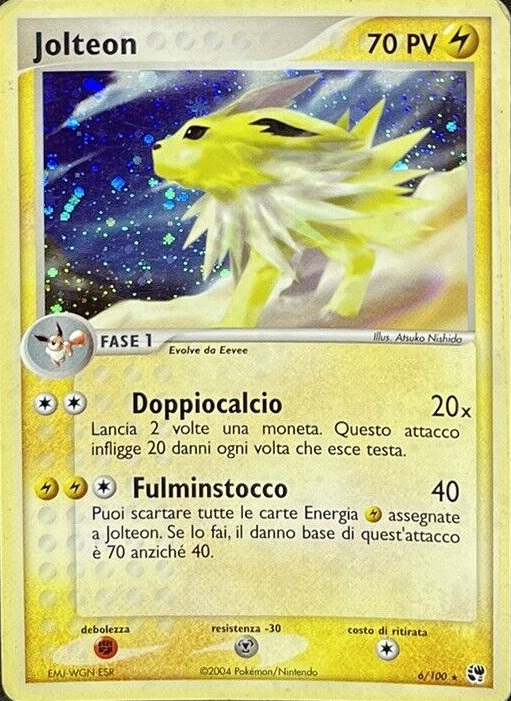 Jolteon 006 — EX Tempesta di Sabbia (Italian Pokémon TCG card)