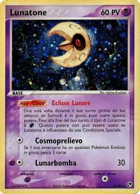 Lunatone 008 — EX Tempesta di Sabbia (Italian Pokémon TCG card)