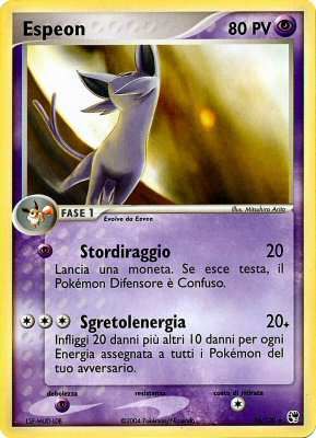 Espeon 016 — EX Tempesta di Sabbia (Italian Pokémon TCG card)
