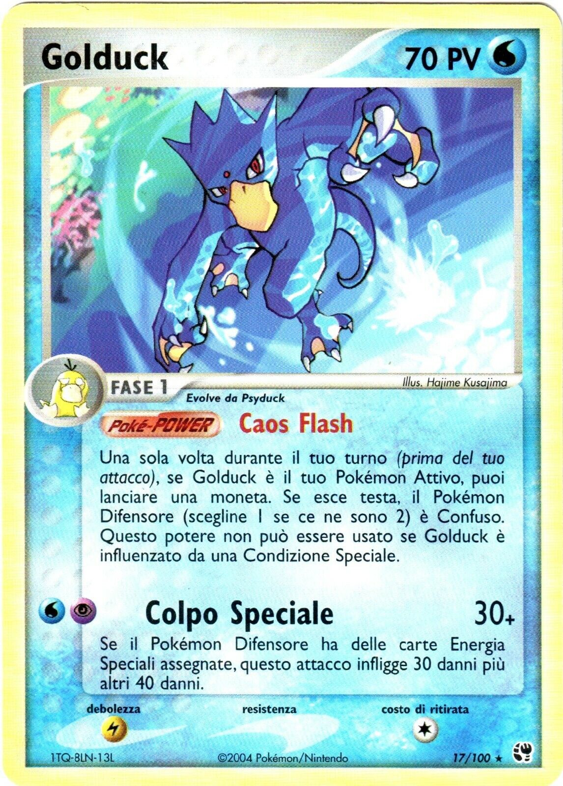 Golduck 017 — EX Tempesta di Sabbia (Italian Pokémon TCG card)