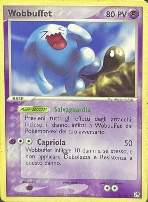 Wobbuffet 026 — EX Tempesta di Sabbia (Italian Pokémon TCG card)