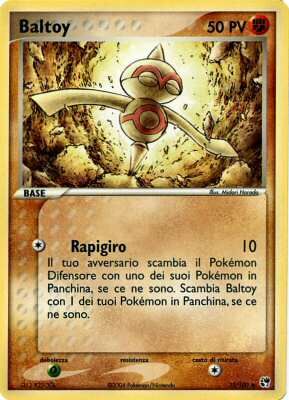 Baltoy 032 — EX Tempesta di Sabbia (Italian Pokémon TCG card)