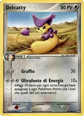 Delcatty 034 — EX Tempesta di Sabbia (Italian Pokémon TCG card)