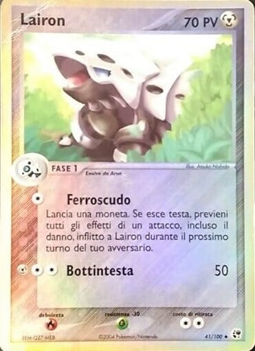 Lairon 041 — EX Tempesta di Sabbia (Italian Pokémon TCG card)