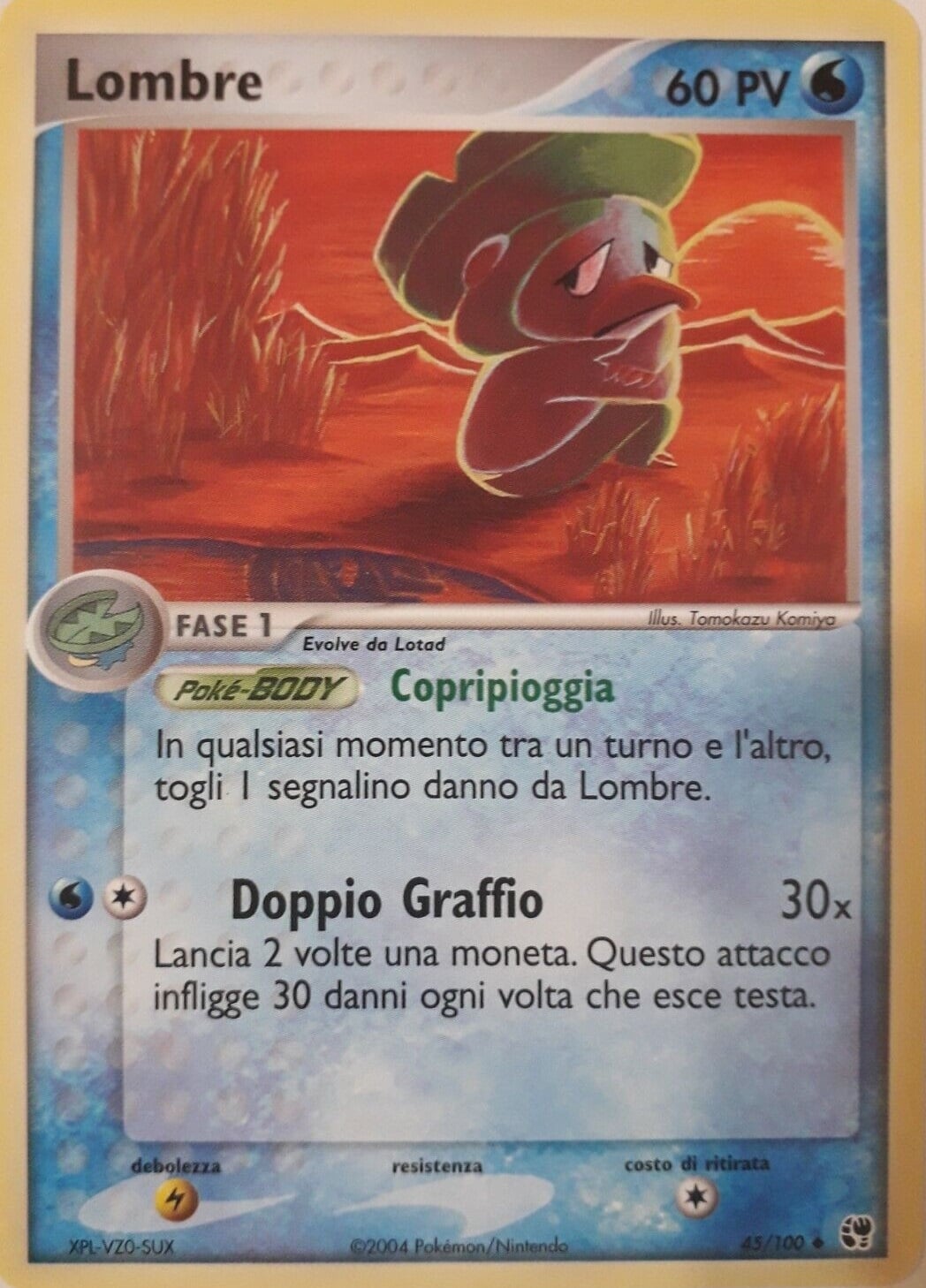 Lombre 045 — EX Tempesta di Sabbia (Italian Pokémon TCG card)
