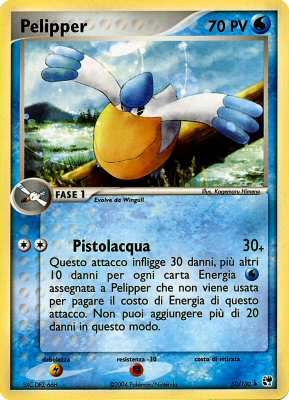 Pelipper 050 — EX Tempesta di Sabbia (Italian Pokémon TCG card)