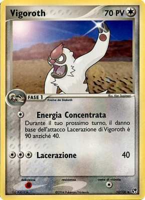 Vigoroth 052 — EX Tempesta di Sabbia (Italian Pokémon TCG card)