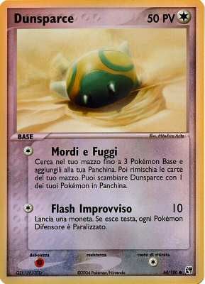 Dunsparce 060 — EX Tempesta di Sabbia (Italian Pokémon TCG card)