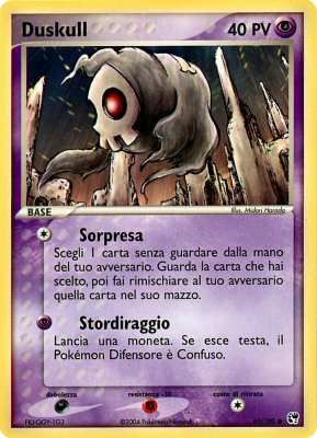 Duskull 061 — EX Tempesta di Sabbia (Italian Pokémon TCG card)