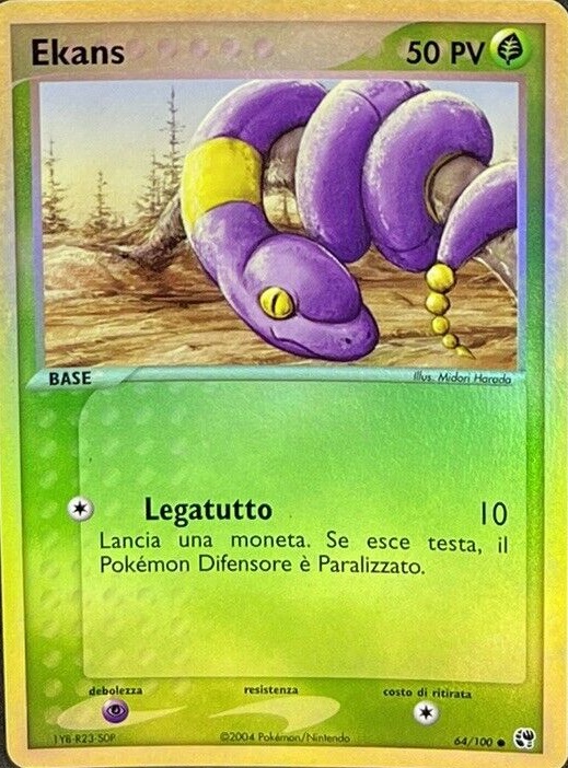 Ekans 064 — EX Tempesta di Sabbia (Italian Pokémon TCG card)
