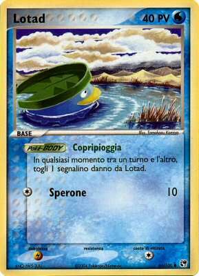 Lotad 066 — EX Tempesta di Sabbia (Italian Pokémon TCG card)