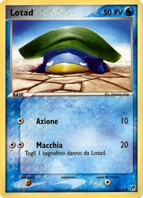 Lotad 067 — EX Tempesta di Sabbia (Italian Pokémon TCG card)