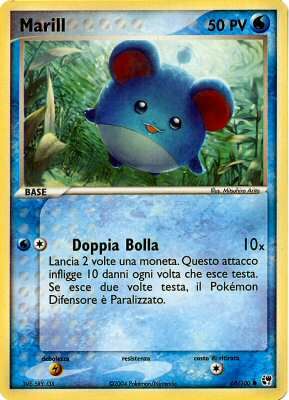 Marill 068 — EX Tempesta di Sabbia (Italian Pokémon TCG card)