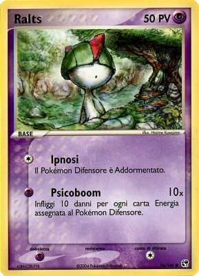 Ralts 074 — EX Tempesta di Sabbia (Italian Pokémon TCG card)
