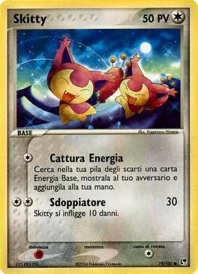 Skitty 079 — EX Tempesta di Sabbia (Italian Pokémon TCG card)