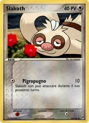 Slakoth 080 — EX Tempesta di Sabbia (Italian Pokémon TCG card)