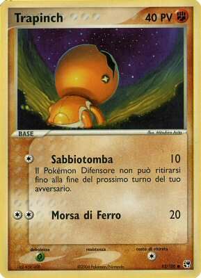 Trapinch 082 — EX Tempesta di Sabbia (Italian Pokémon TCG card)