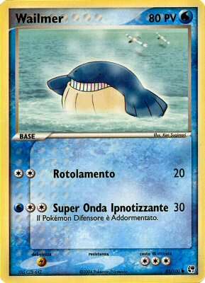 Wailmer 083 — EX Tempesta di Sabbia (Italian Pokémon TCG card)
