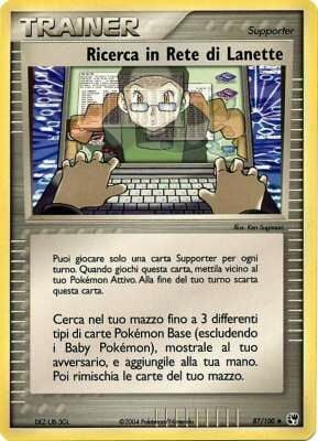 Ricerca in Rete di Lanette 087 — EX Tempesta di Sabbia (Italian Pokémon TCG card)
