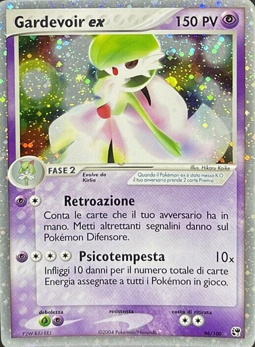 Gardevoir ex 096 — EX Tempesta di Sabbia (Italian Pokémon TCG card)