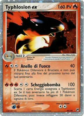 Typhlosion ex 099 — EX Tempesta di Sabbia (Italian Pokémon TCG card)