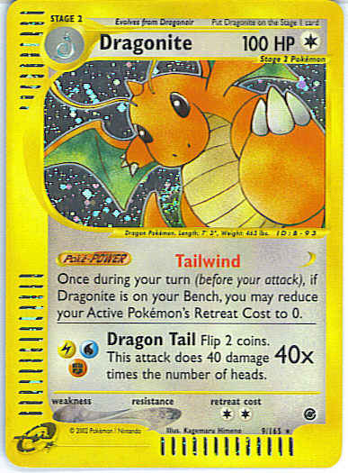 Dragonite 009 — Expedition Set Base (Italian Pokémon TCG card)