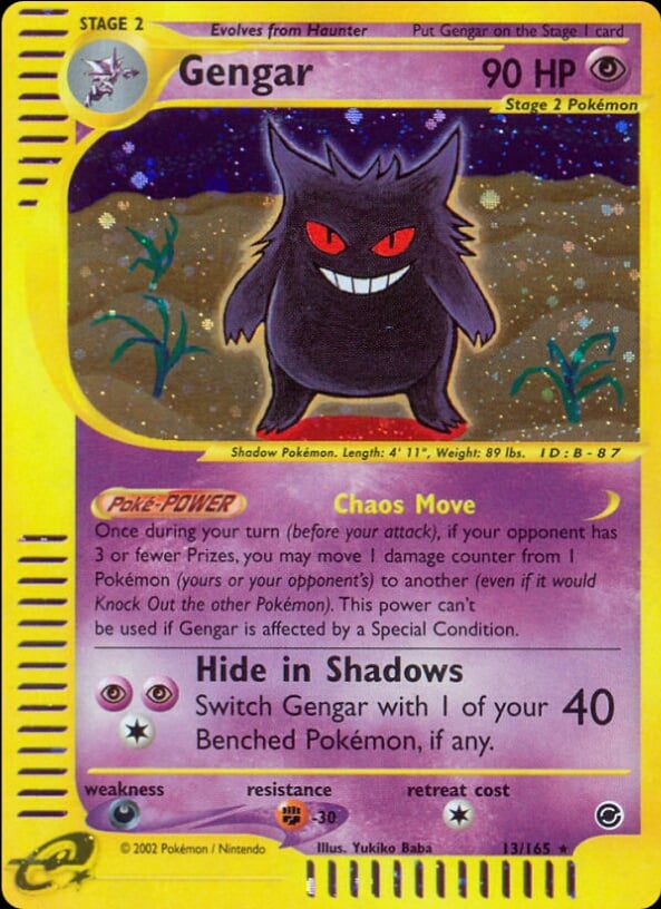 Gengar 013 — Expedition Set Base (Italian Pokémon TCG card)