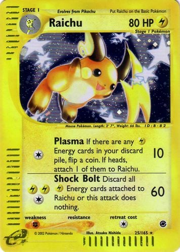 Raichu 025 — Expedition Set Base (Italian Pokémon TCG card)