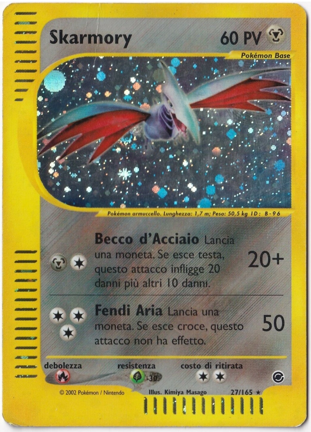 Skarmory 027 — Expedition Set Base (Italian Pokémon TCG card)