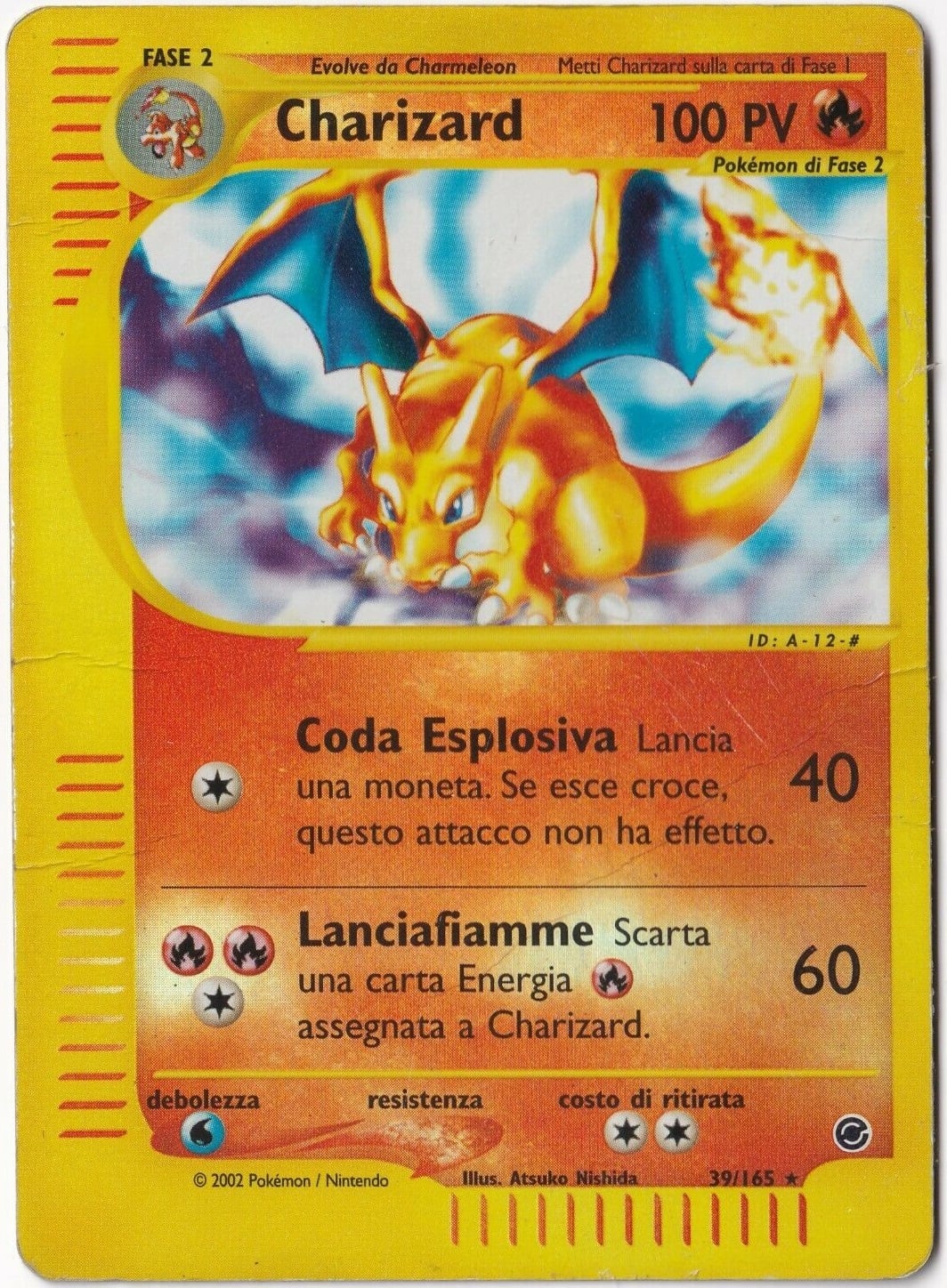 Charizard 039 — Expedition Set Base (Italian Pokémon TCG card)