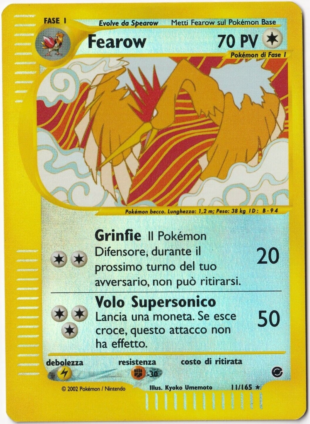 Fearow 045 — Expedition Set Base (Italian Pokémon TCG card)