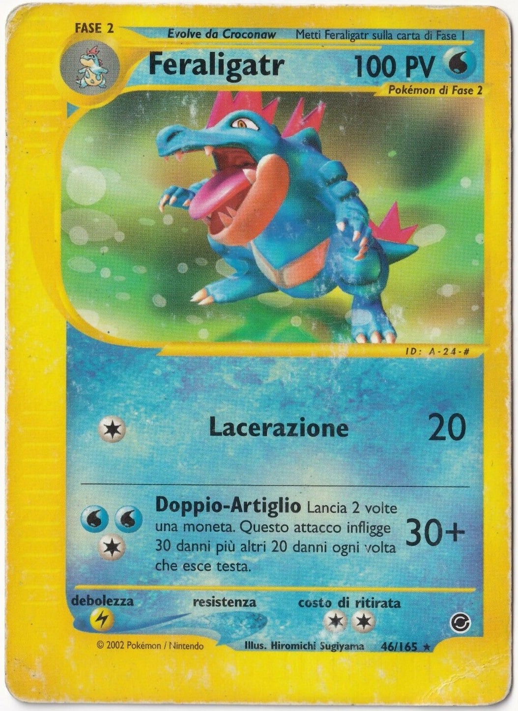 Feraligatr 046 — Expedition Set Base (Italian Pokémon TCG card)