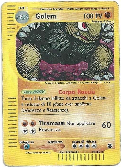 Golem 049 — Expedition Set Base (Italian Pokémon TCG card)