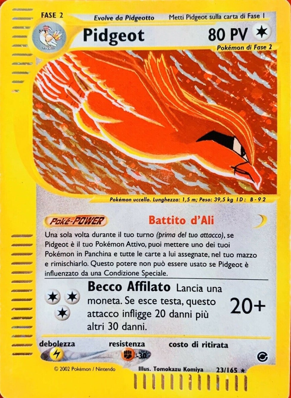 Pidgeot 059 — Expedition Set Base (Italian Pokémon TCG card)