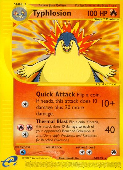 Typhlosion 064 — Expedition Set Base (Italian Pokémon TCG card)