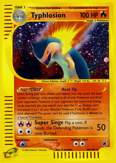 Typhlosion 065 — Expedition Set Base (Italian Pokémon TCG card)