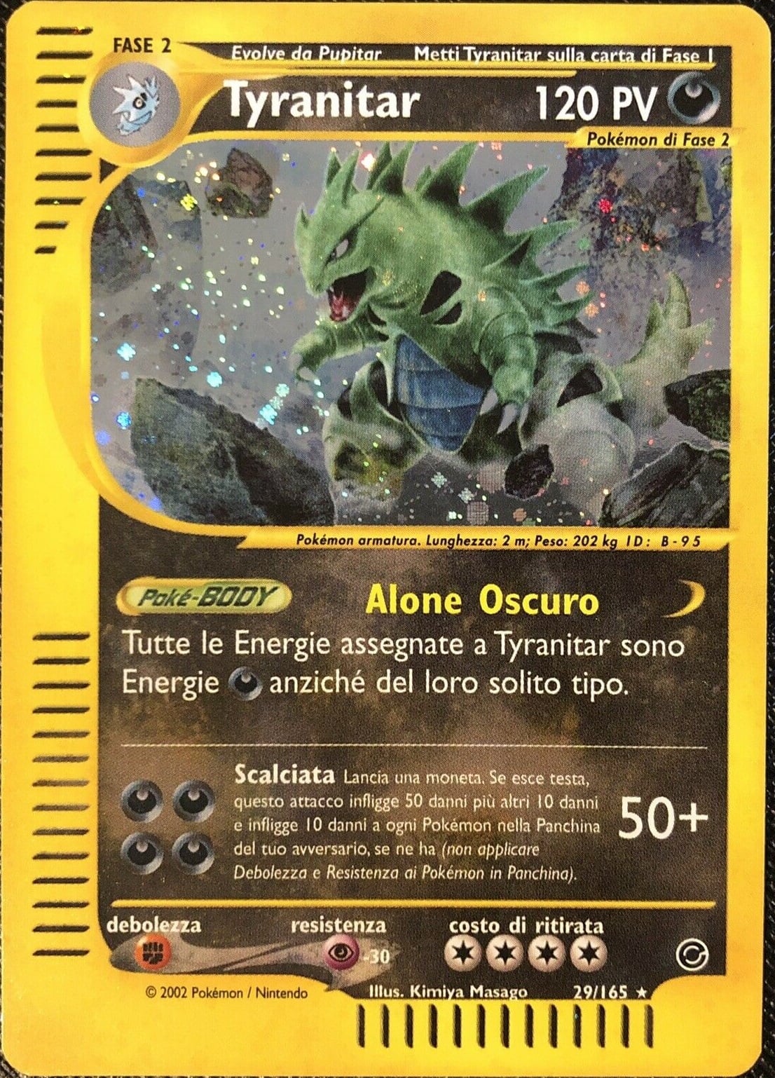 Tyranitar 066 — Expedition Set Base (Italian Pokémon TCG card)