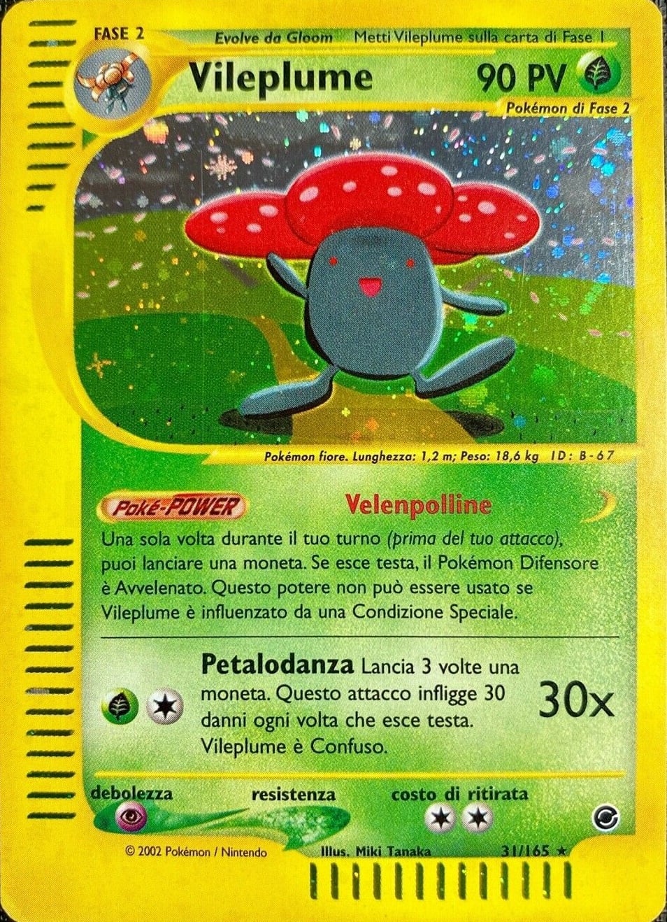 Vileplume 069 — Expedition Set Base (Italian Pokémon TCG card)
