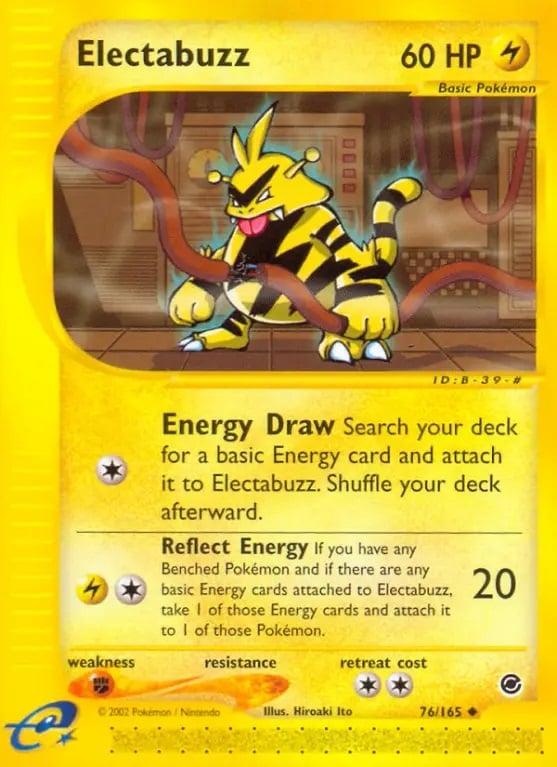 Electabuzz 076 — Expedition Set Base (Italian Pokémon TCG card)