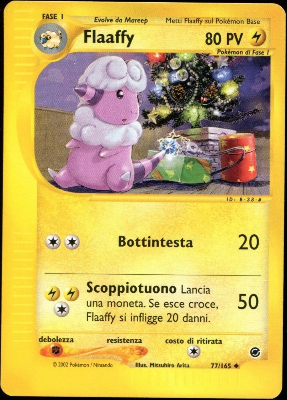 Flaaffy 077 — Expedition Set Base (Italian Pokémon TCG card)