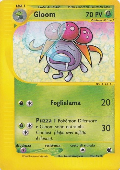 Gloom 078 — Expedition Set Base (Italian Pokémon TCG card)