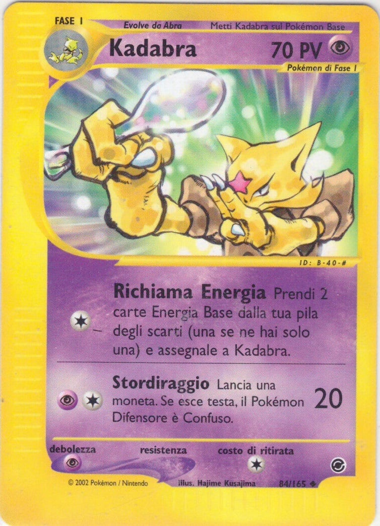 Kadabra 084 — Expedition Set Base (Italian Pokémon TCG card)