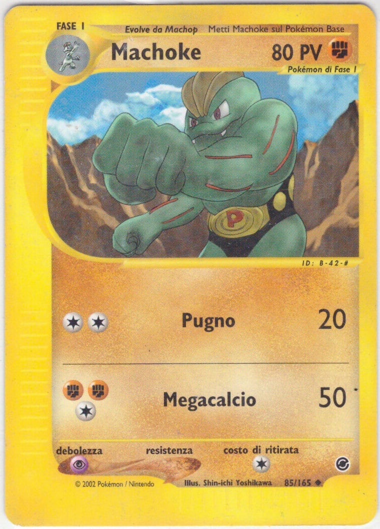 Machoke 085 — Expedition Set Base (Italian Pokémon TCG card)