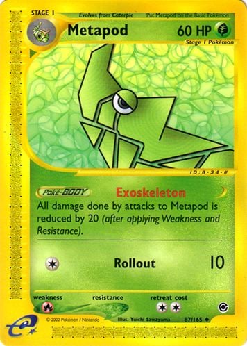 Metapod 087 — Expedition Set Base (Italian Pokémon TCG card)