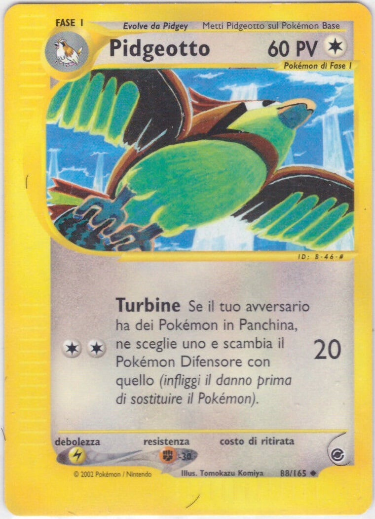 Pidgeotto 088 — Expedition Set Base (Italian Pokémon TCG card)