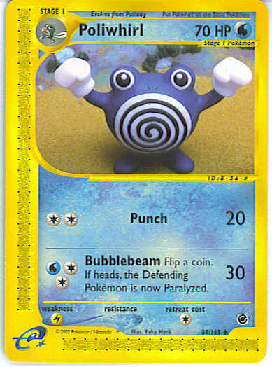 Poliwhirl 089 — Expedition Set Base (Italian Pokémon TCG card)