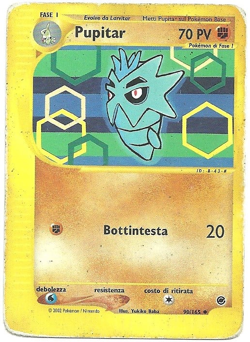 Pupitar 090 — Expedition Set Base (Italian Pokémon TCG card)