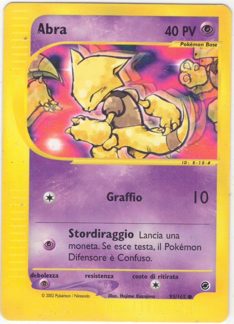 Abra 093 — Expedition Set Base (Italian Pokémon TCG card)