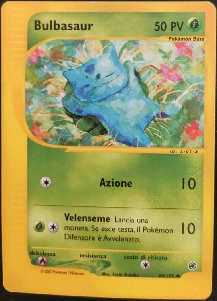 Bulbasaur 094 — Expedition Set Base (Italian Pokémon TCG card)